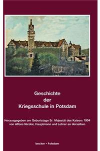 Geschichte der Kriegsschule in Potsdam
