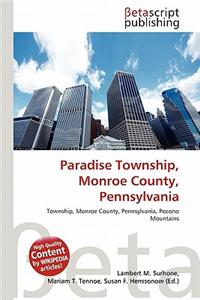 Paradise Township, Monroe County, Pennsylvania