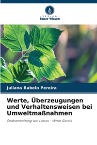 Werte, Überzeugungen und Verhaltensweisen bei Umweltmaßnahmen