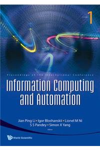 Information Computing and Automation - Proceedings of the International Conference (in 3 Volumes)