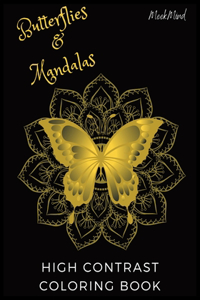 Butterflies and Mandalas Coloring Book