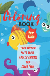 Aquatic Animals Coloring Book