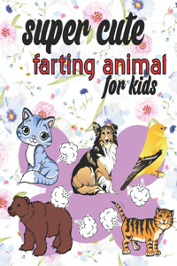 Farting animals coloring book for kids