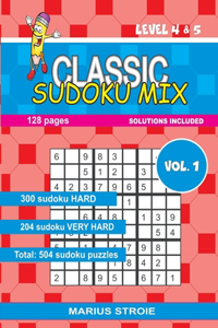 Classic Sudoku Mix- level 4 & 5, vol.1