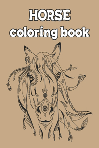 Horse Coloring Book