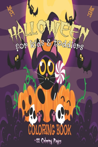 Halloween Coloring Book For Kids & Toddlers