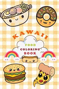 Kawaii Food Coloring Book