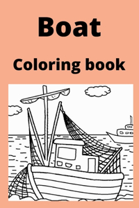 Boat Coloring book