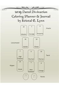 2019 Dated Divination Coloring Planner & Journal (Perfect Bound)