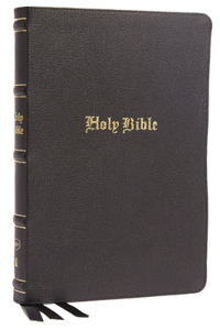 Kjv, Thinline Bible, Large Print, Genuine Leather, Black, Red Letter, Comfort Print