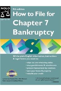 How to File for Chapter 7 Bankruptcy