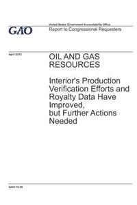 Oil and Gas Resources