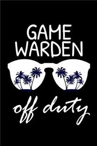 Game Warden Off Duty