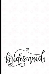 Bridesmaid Journal