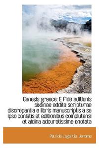 Genesis Graece