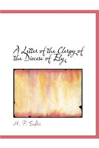 A Letter of the Clergy of the Diocese of Ely.