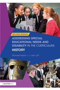 Addressing Special Educational Needs and Disability in the Curriculum: History