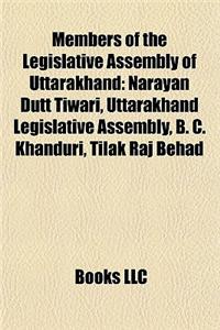 Members of the Legislative Assembly of Uttarakhand