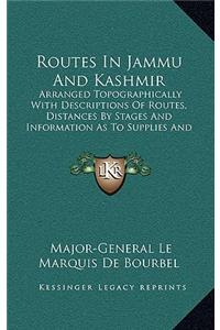 Routes in Jammu and Kashmir
