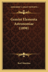 Gemini Elementa Astronomiae (1898)