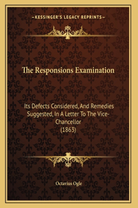 The Responsions Examination