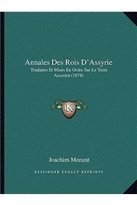 Annales Des Rois D'Assyrie