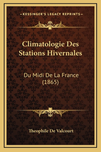 Climatologie Des Stations Hivernales