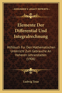 Elemente Der Differential Und Integralrechnung