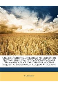 Argumentationes Socraticae Nonnullae in Platone