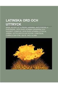 Latinska Ord Och Uttryck