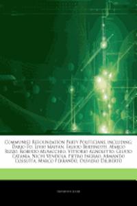 Articles on Communist Refoundation Party Politicians, Including