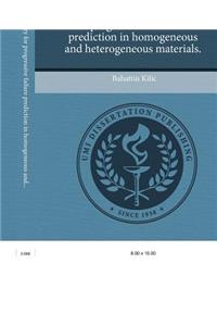 Peridynamic Theory for Progressive Failure Prediction in Homogeneous and Heterogeneous Materials