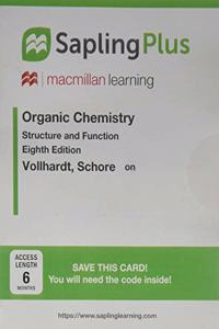 Saplingplus for Organic Chemistry (Single-Term Access)