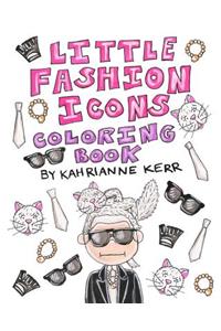 Little Fashion Icons Coloring Book