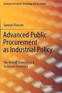 Advanced Public Procurement as Industrial Policy