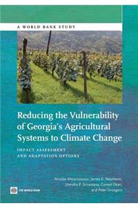 Reducing the Vulnerability of Georgia's Agricultural Systems to Climate Change