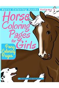 Horse Coloring Pages for Girls - Pony Coloring Pages