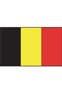 Flag of Belgium Journal: 150 Page Lined Notebook/Diary