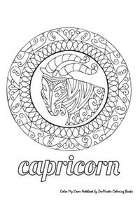 Color My Cover Notebook (Capricorn)