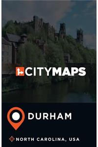 City Maps Durham North Carolina, USA