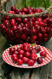 Basket of Fresh Picked Cherries Journal