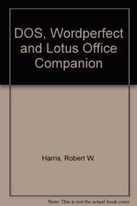 DOS, Wordperfect and Lotus Office Companion