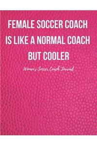 Women's Soccer Coach Journal