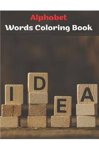 Alphabet Words Coloring Book