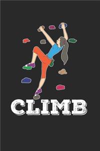 Klettern Bouldern Notizbuch
