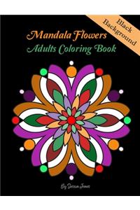 Mandala Flowers adults Coloring Book