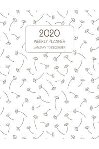 2020 Weekly Planner January to December