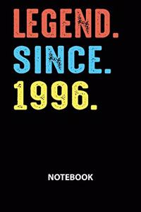 Legend Since 1996 Notebook