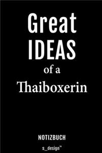 Notizbuch für Thaiboxer / Thaiboxerin