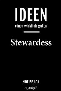 Notizbuch für Stewards / Stewardessen / Stewardess / Flugbegleiter / Flugbegleiterin